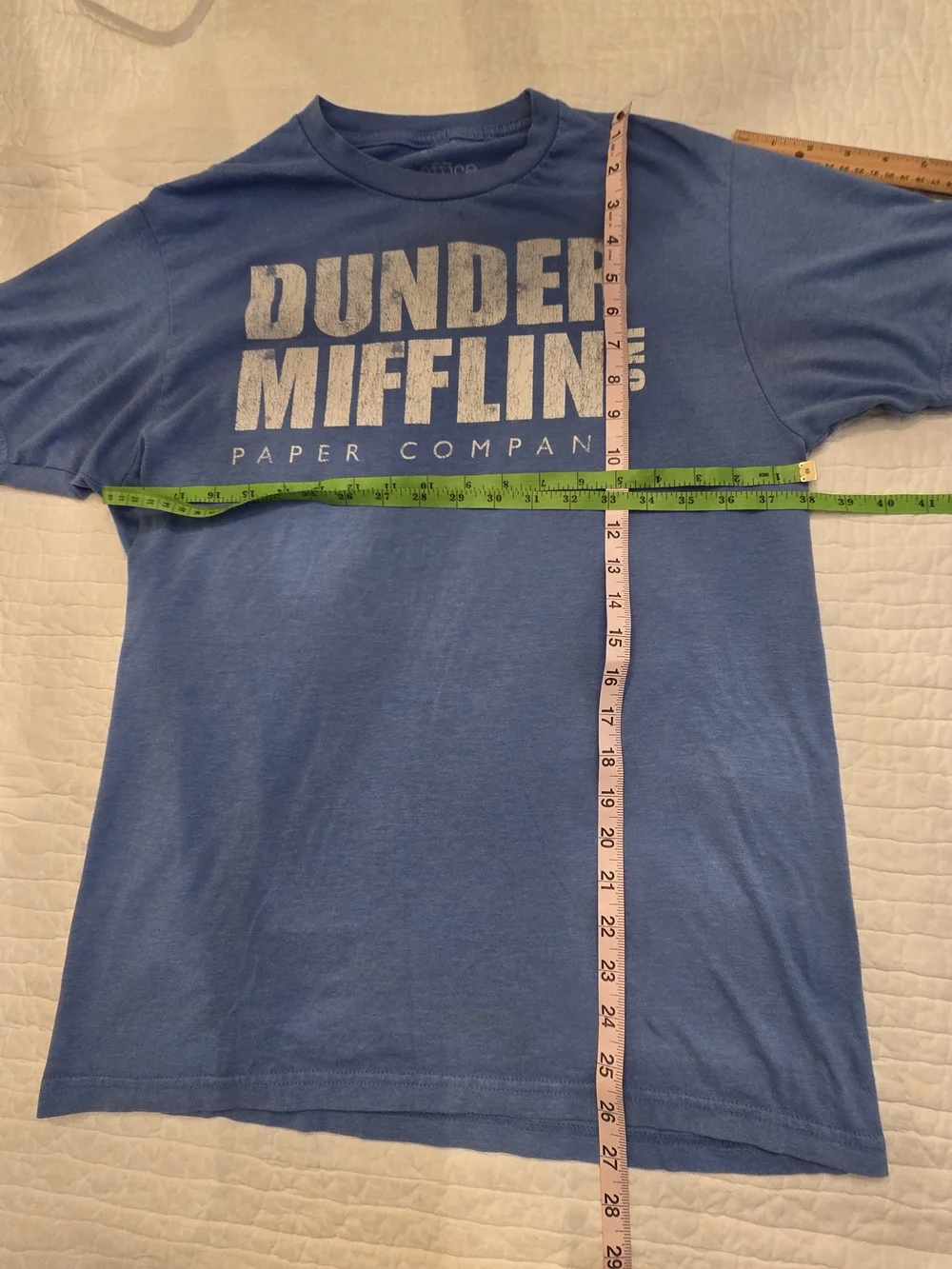Blue Graphic Tee - Paper Company Size Medium